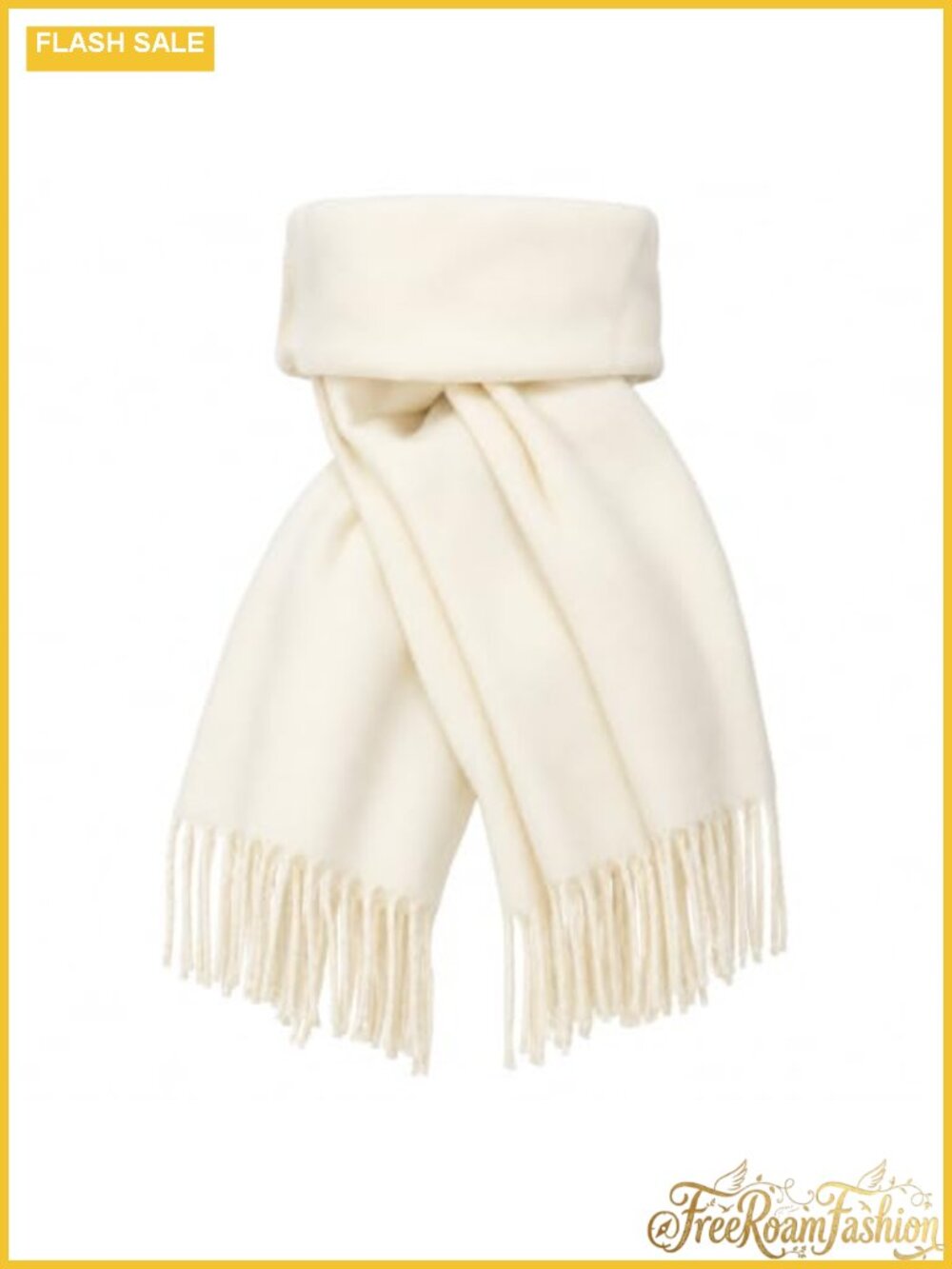 Oversized Tassel Fringe Scarf Soft Cashmere Feel Winter Shawl Wrap
